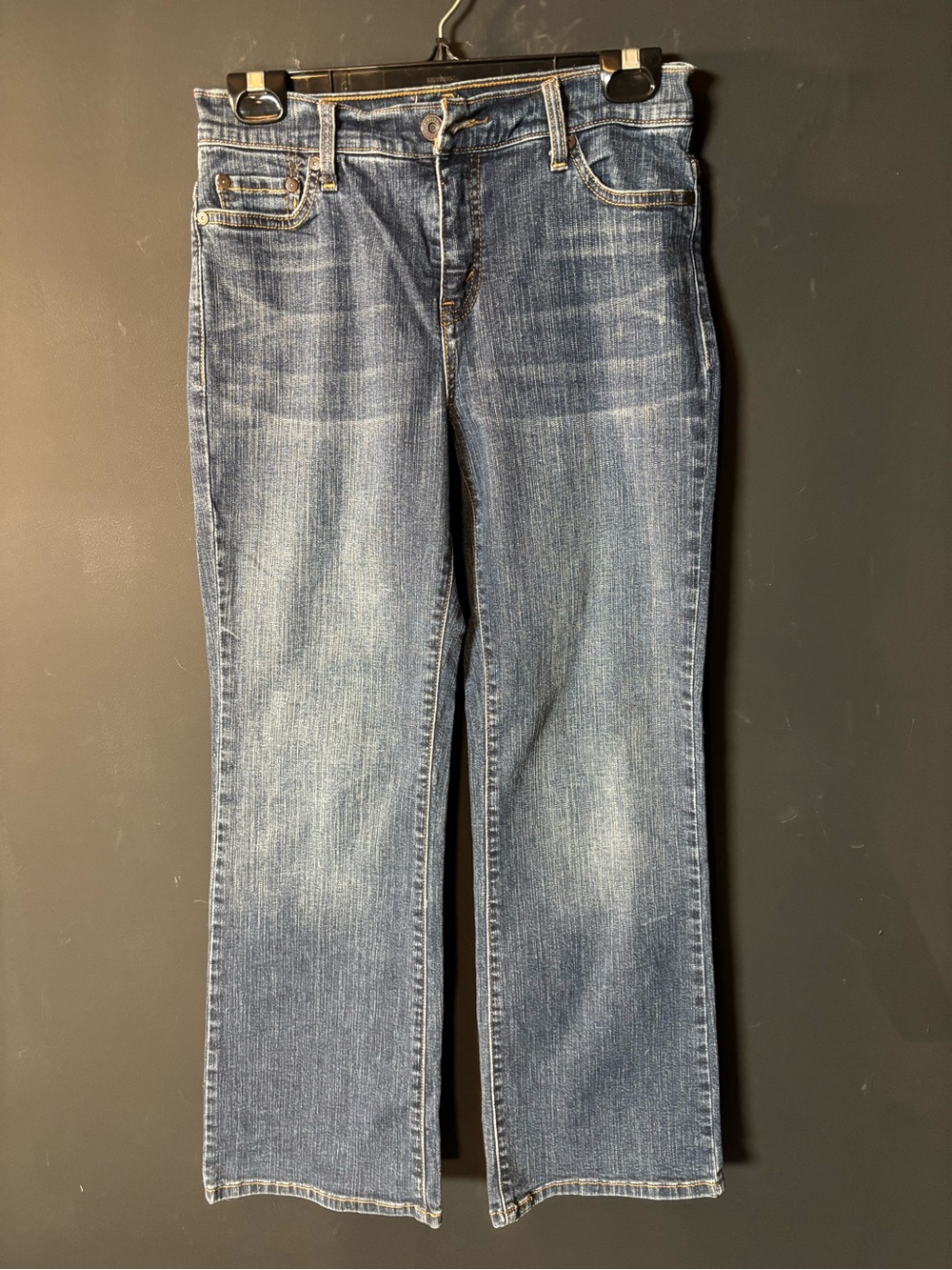 Vintage Y2K Levi’s 512 Perfectly Slimming Bootcut Jeans Studded Pockets-8M